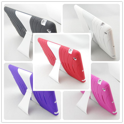 【廠家 蘋果ipad保護套 ipad2/ipad3支架機器人保護套 硅膠套 批發】價格,廠家,圖片,數碼保護套/保護殼,廣州飛尼拓電子產品-